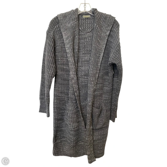 Sweater Cardigan By Style And Company In Grey, Size: L