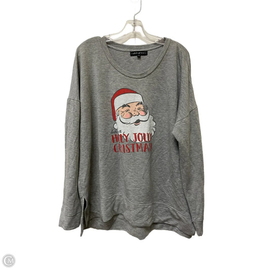 Sweatshirt Crewneck By State Of Mine In Grey, Size: Xxl