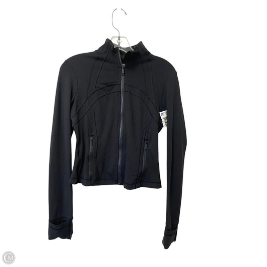 Athletic Jacket By Lululemon In Black, Size: 8