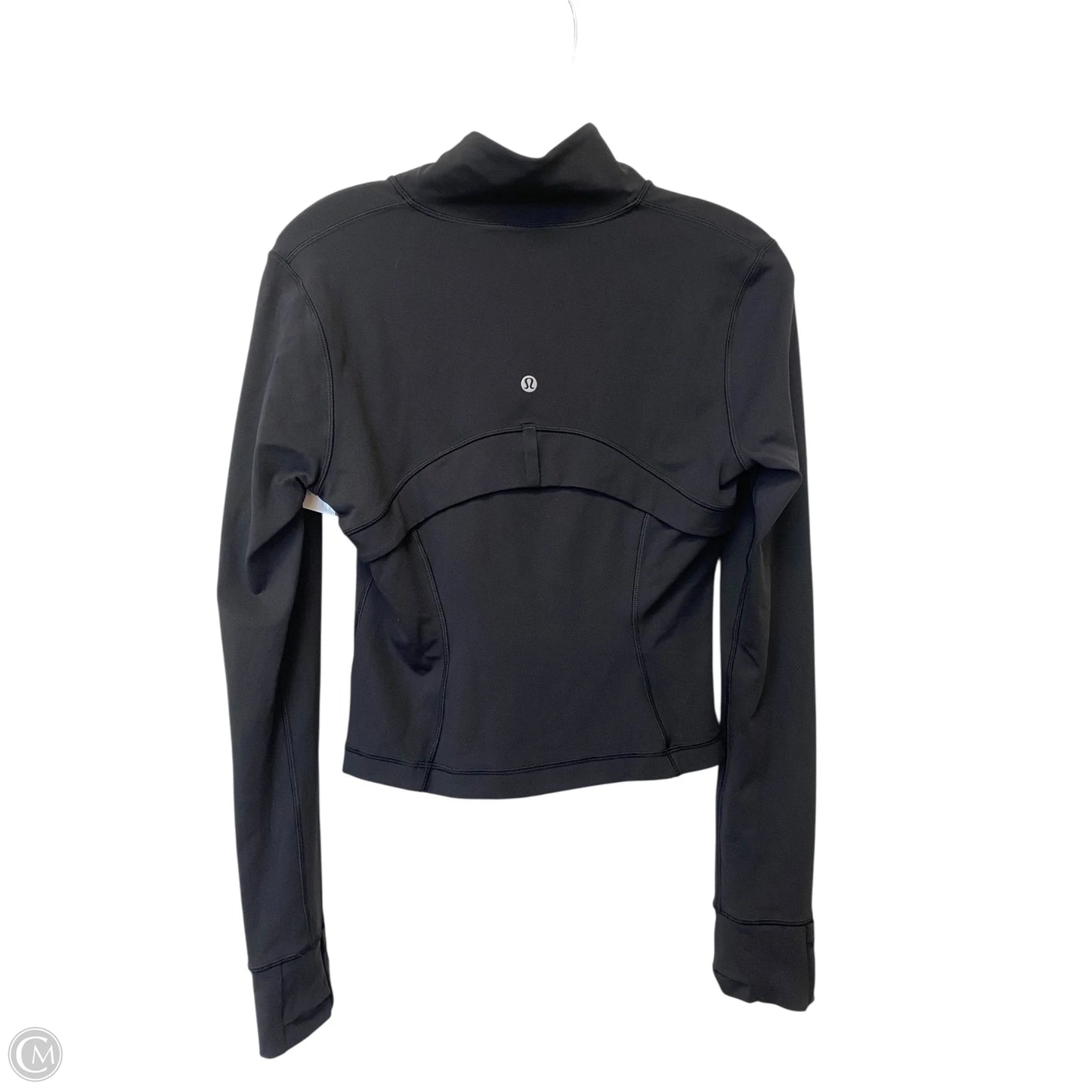 Athletic Jacket By Lululemon In Black, Size: 8