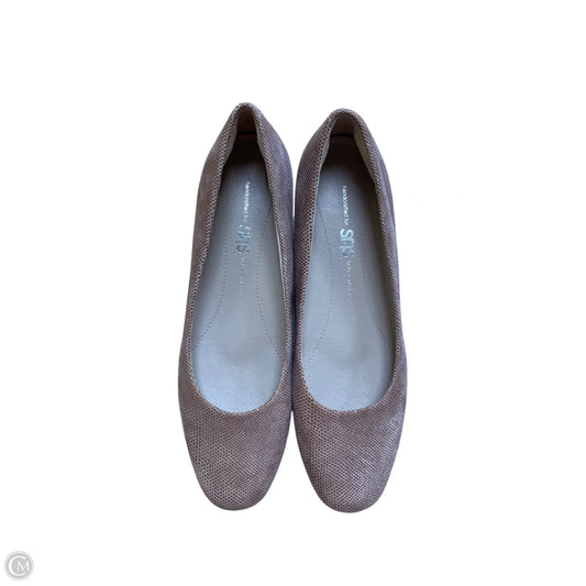 Shoes Heels Wedge By Sas In Brown, Size: 8.5