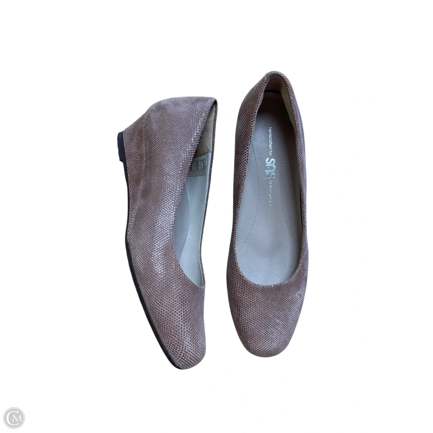 Shoes Heels Wedge By Sas In Brown, Size: 8.5