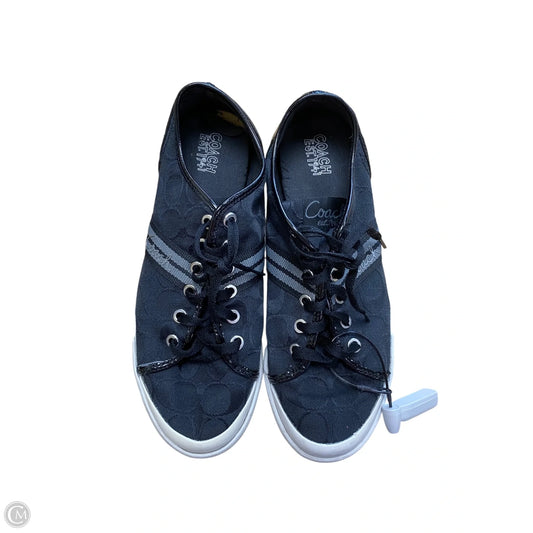 Shoes Designer By Coach In Black, Size: 9