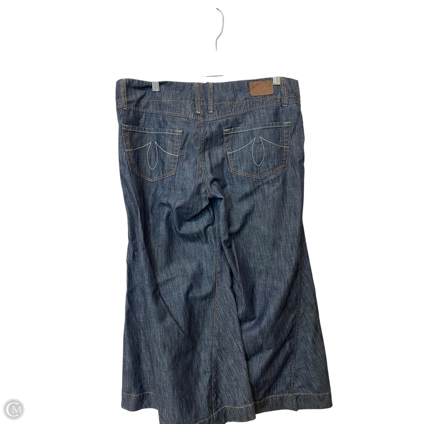 Jeans Wide Leg By Level 99 In Blue Denim, Size: 12