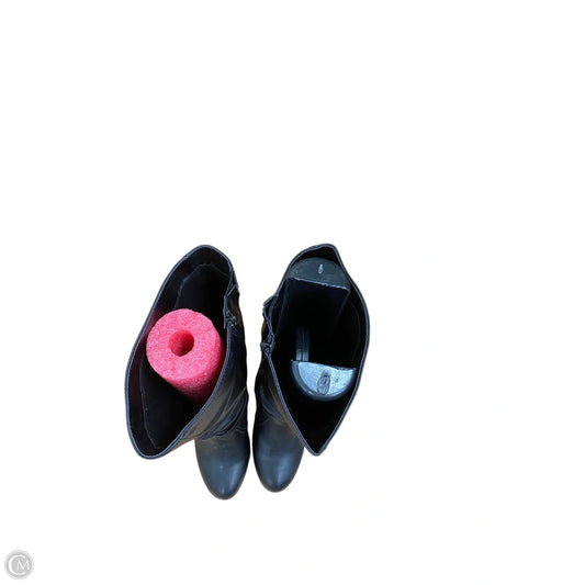 Boots Mid-calf Heels By Cme In Black, Size: 7