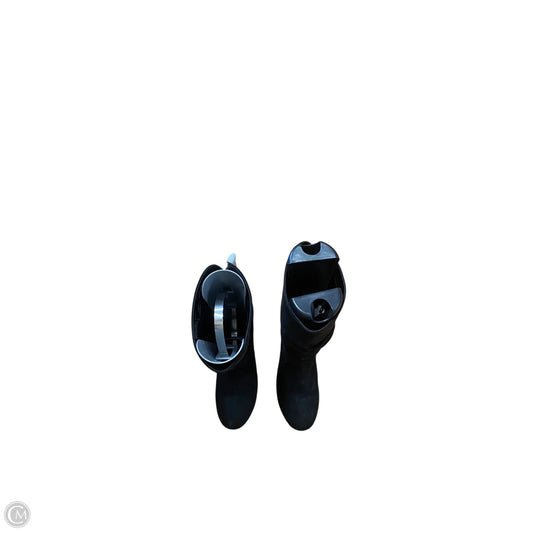 Boots Mid-calf Flats By Cmf In Black, Size: 6.5