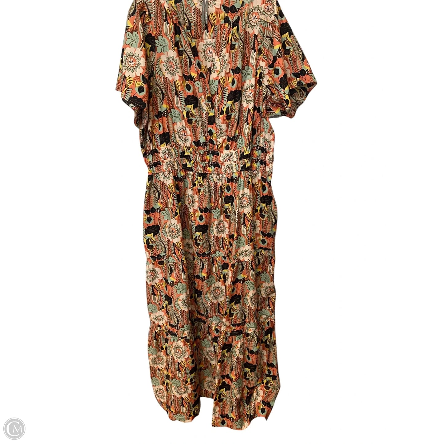 Dress Casual Maxi By Anthropologie In Floral Print, Size: 2x