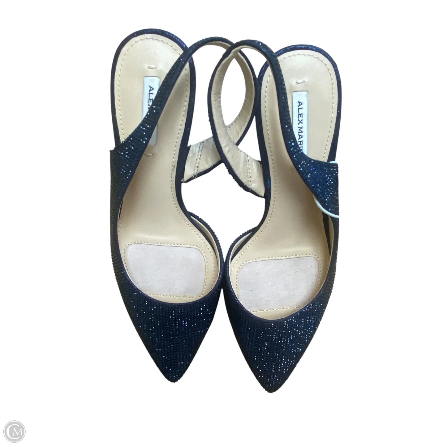 Shoes Heels Kitten By Alex Marie In Blue, Size: 5.5