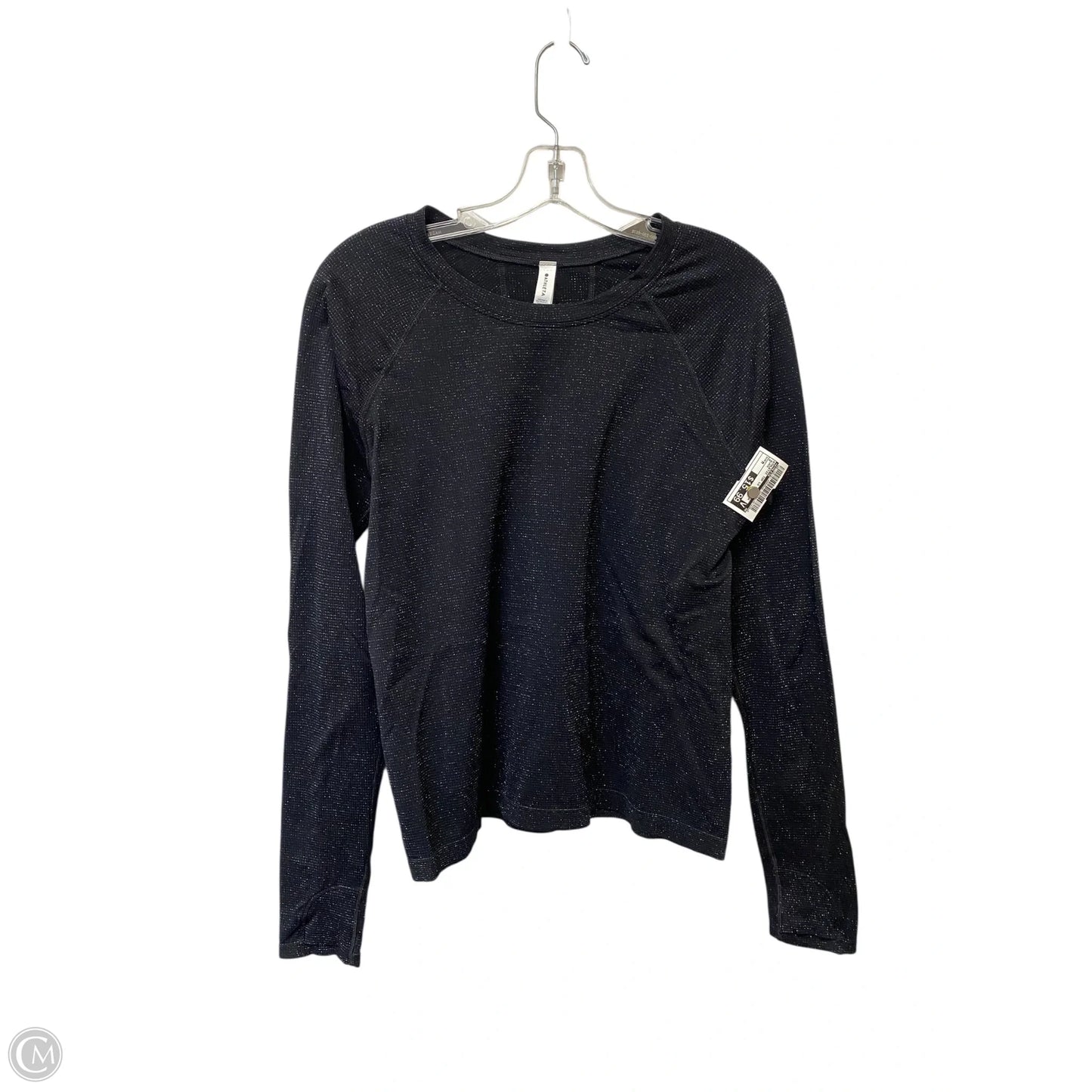 Athletic Top Long Sleeve Crewneck By Athleta In Black, Size: M
