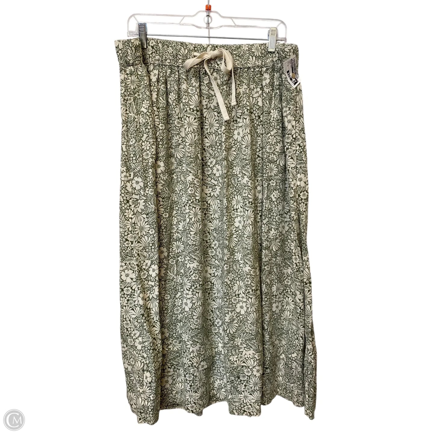 Skirt Maxi By Wonderly In Green, Size: Xl