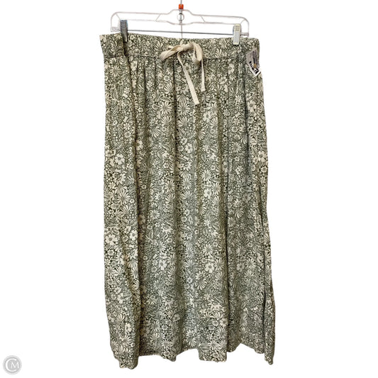 Skirt Maxi By Wonderly In Green, Size: Xl