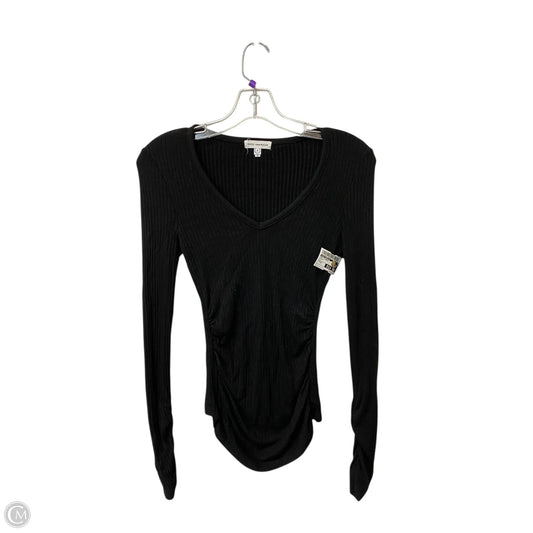 Top Long Sleeve Basic By Good American In Black, Size: 0