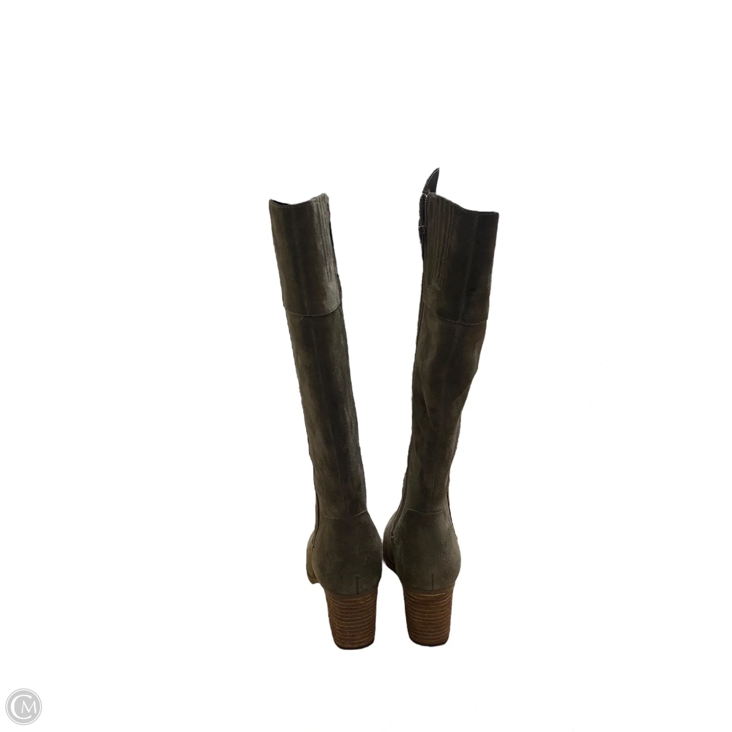 Boots Mid-calf Heels By Crown Vintage In Taupe, Size: 7