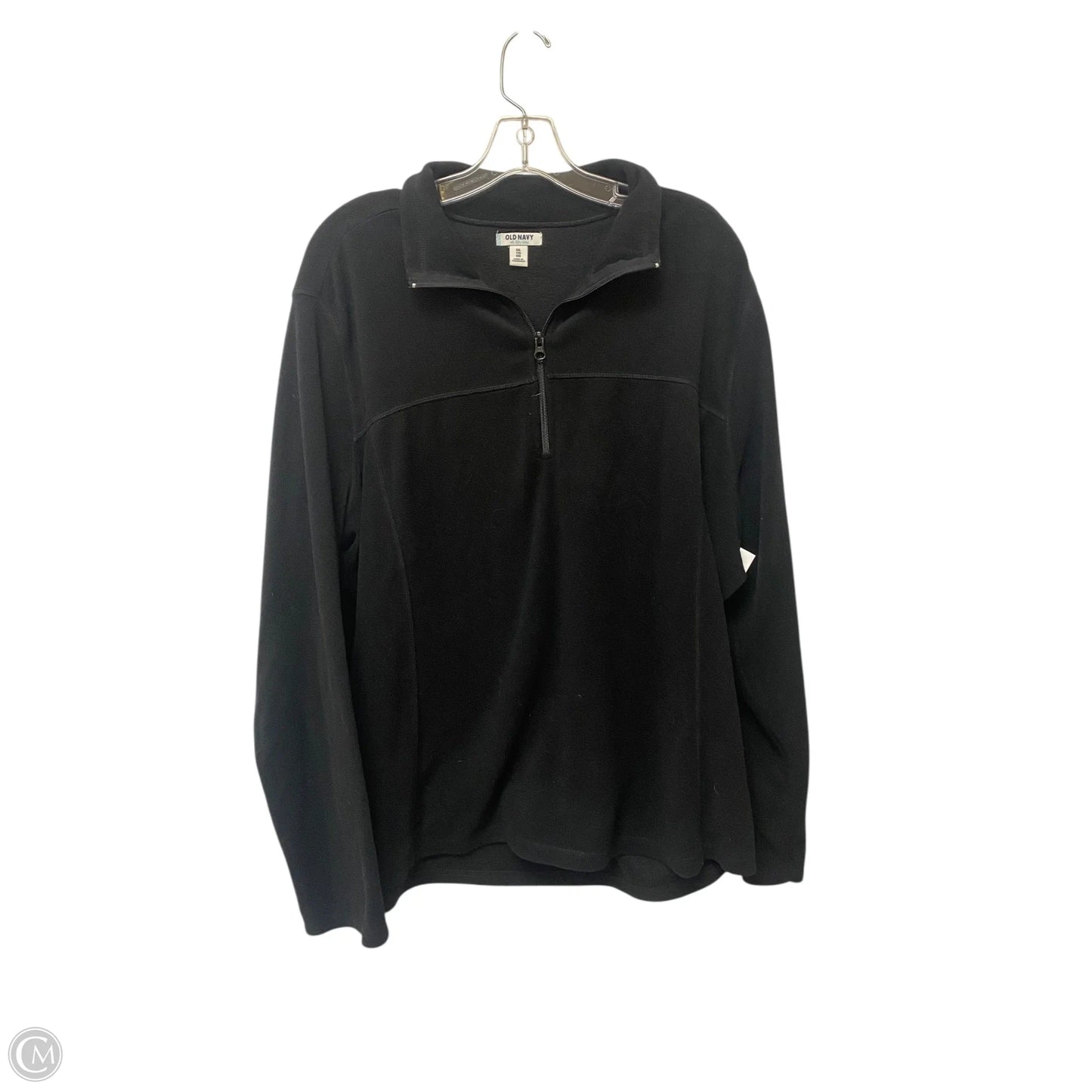 Jacket Fleece By Old Navy In Black, Size: Xxl