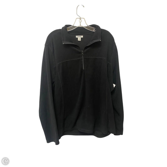 Jacket Fleece By Old Navy In Black, Size: Xxl