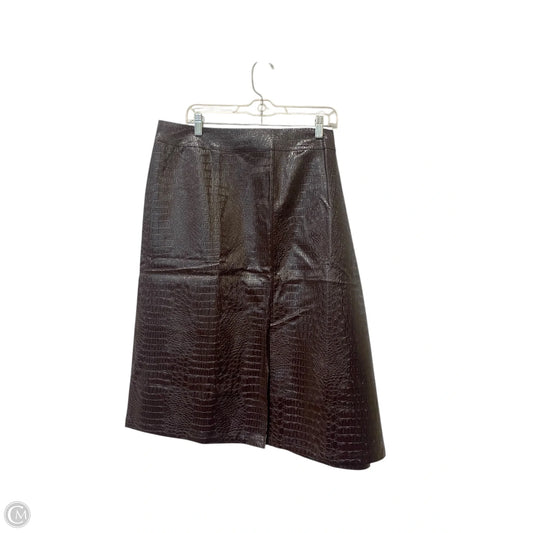 Skirt Midi By Who What Wear In Maroon, Size: 20