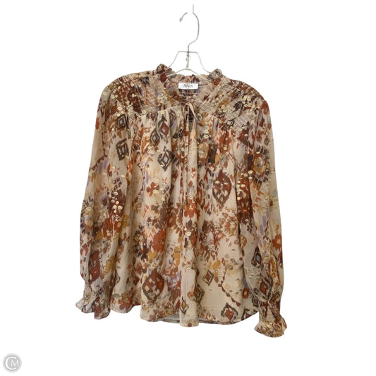 Top Long Sleeve By Clothes Mentor In Multi-colored, Size: L