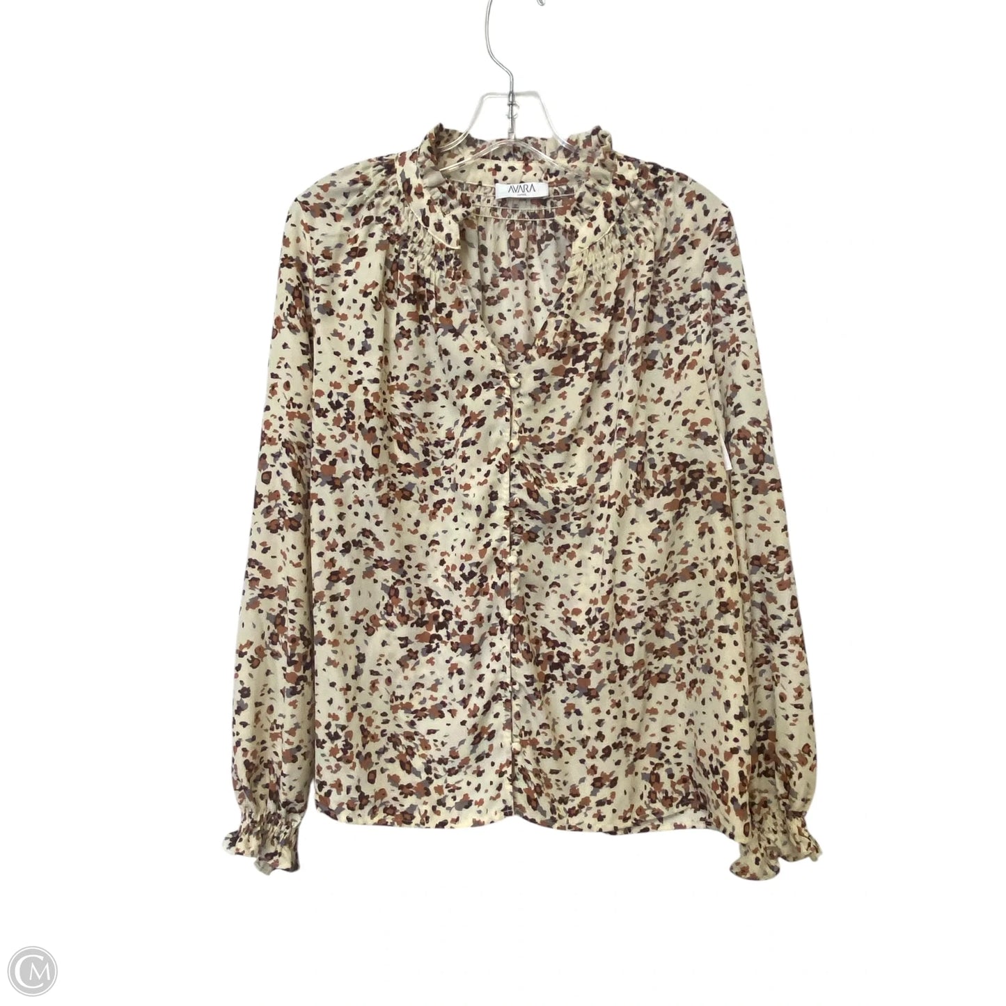 Top Long Sleeve By Clothes Mentor In Multi-colored, Size: L