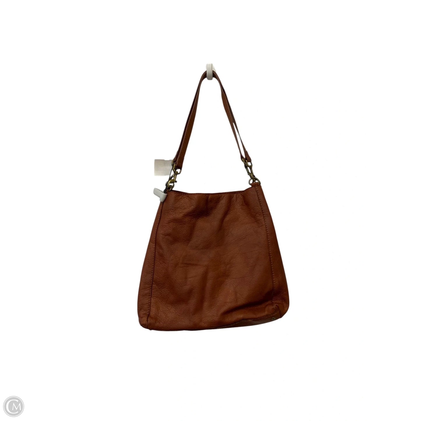 Handbag Leather By Clothes Mentor, Size: Medium
