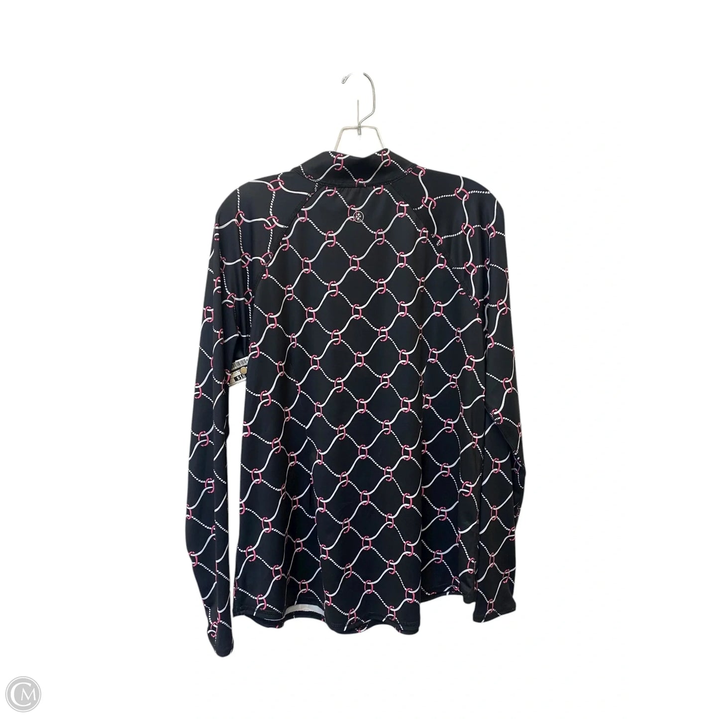 Athletic Top Long Sleeve Collar By Jofit In Black, Size: Xl