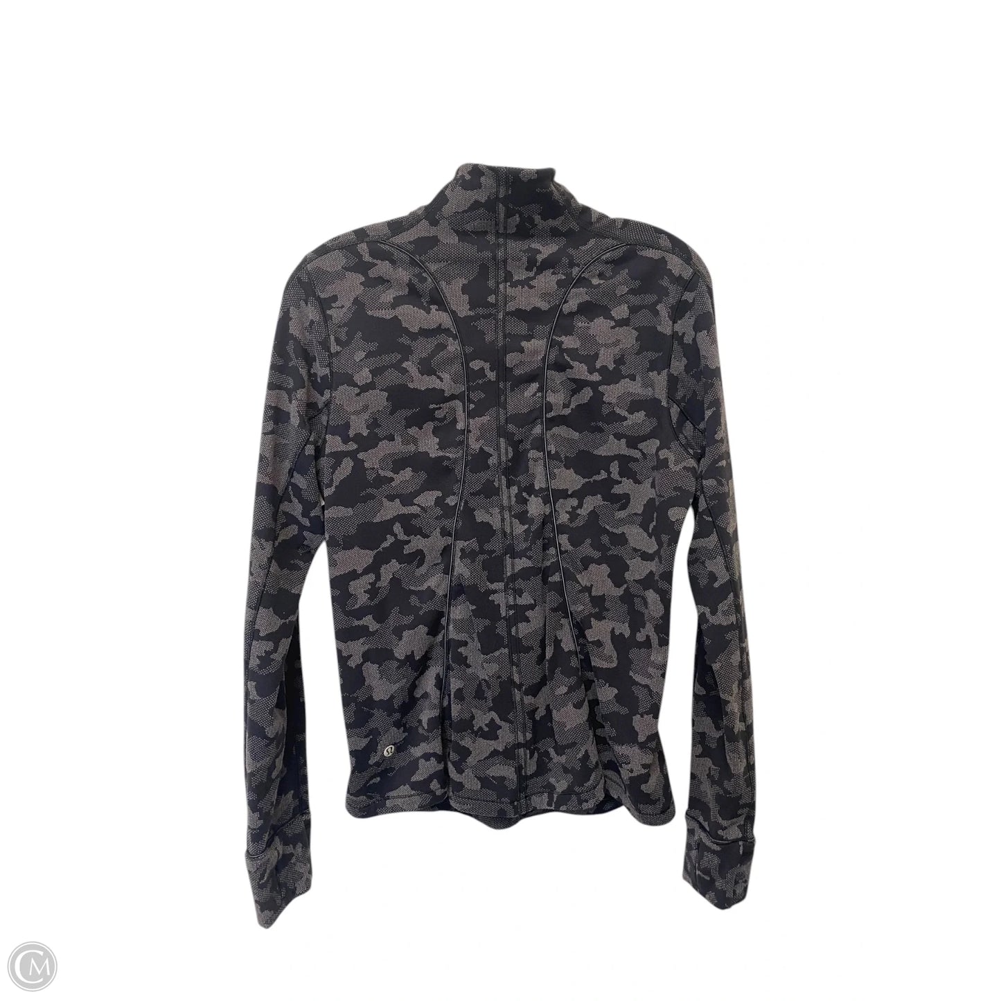 Athletic Jacket By Lululemon In Camouflage Print, Size: 12
