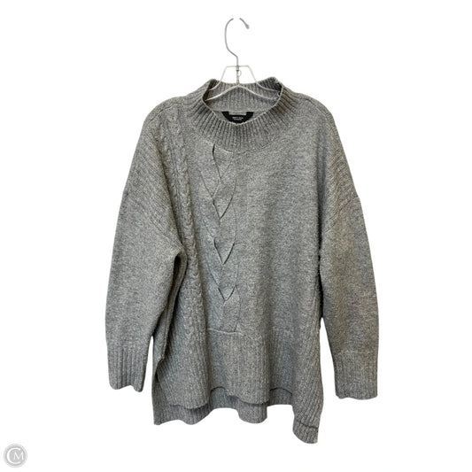 Sweater By Simply Vera In Grey, Size: Xxl