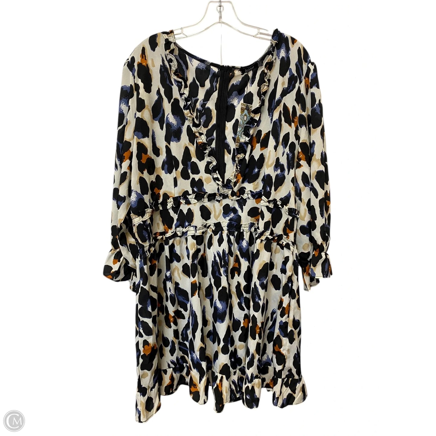 Dress Casual Short By Boohoo Boutique In Animal Print, Size: 18