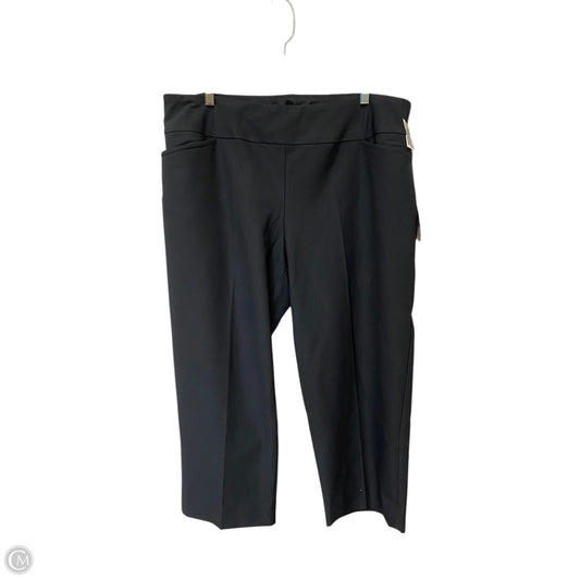 Pants Cropped By Tail In Black, Size: 18