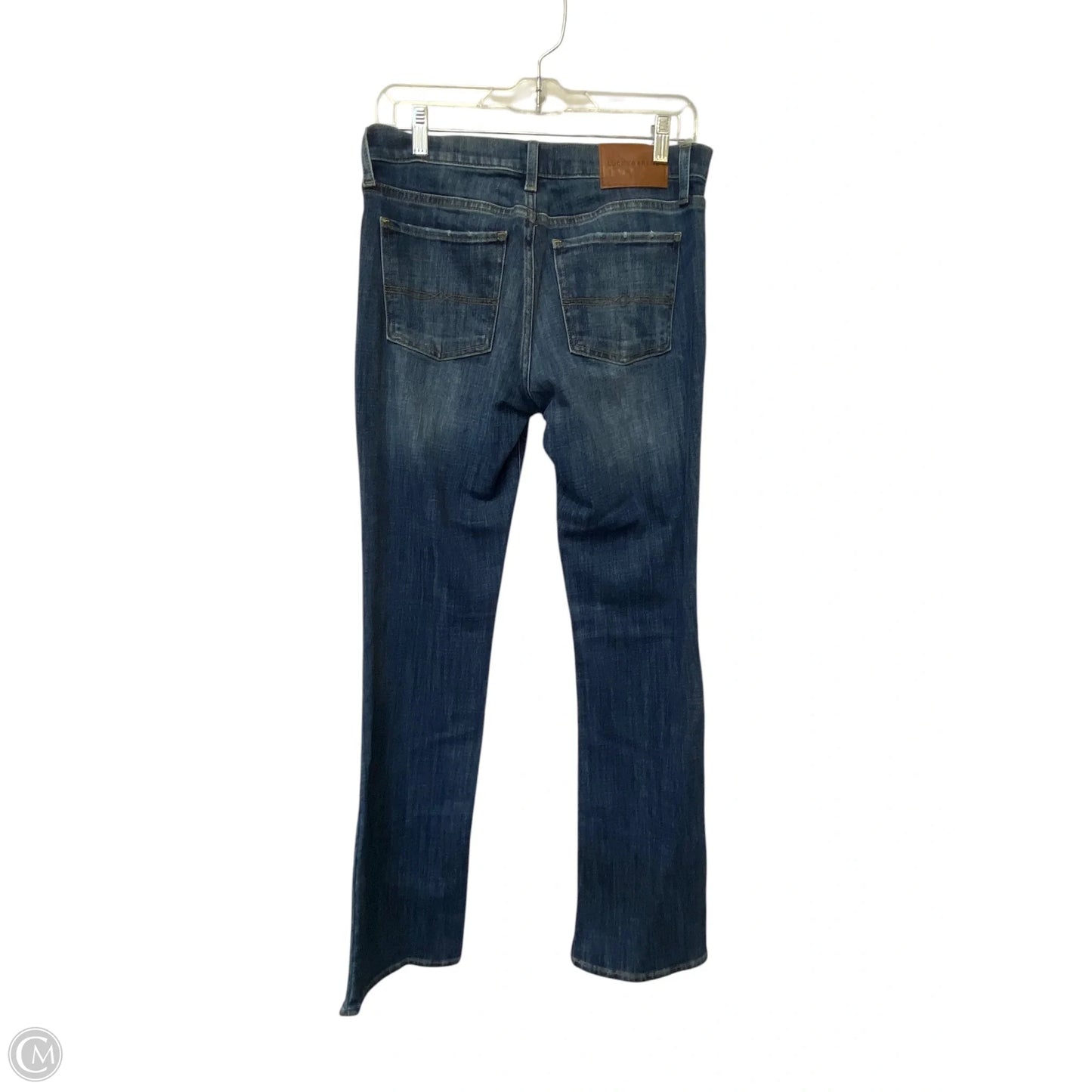 Jeans Straight By Lucky Brand In Blue Denim, Size: 6