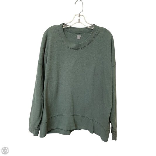 Top Long Sleeve By Aerie In Green, Size: L