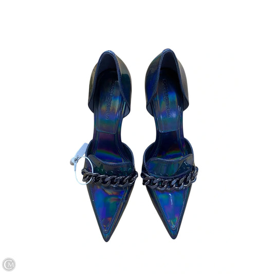 Shoes Designer By Karl Lagerfeld In Blue, Size: 9