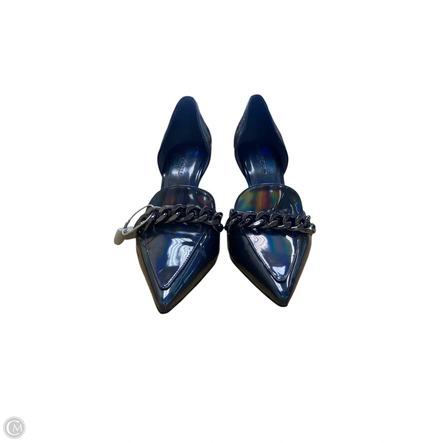 Shoes Designer By Karl Lagerfeld In Blue, Size: 9