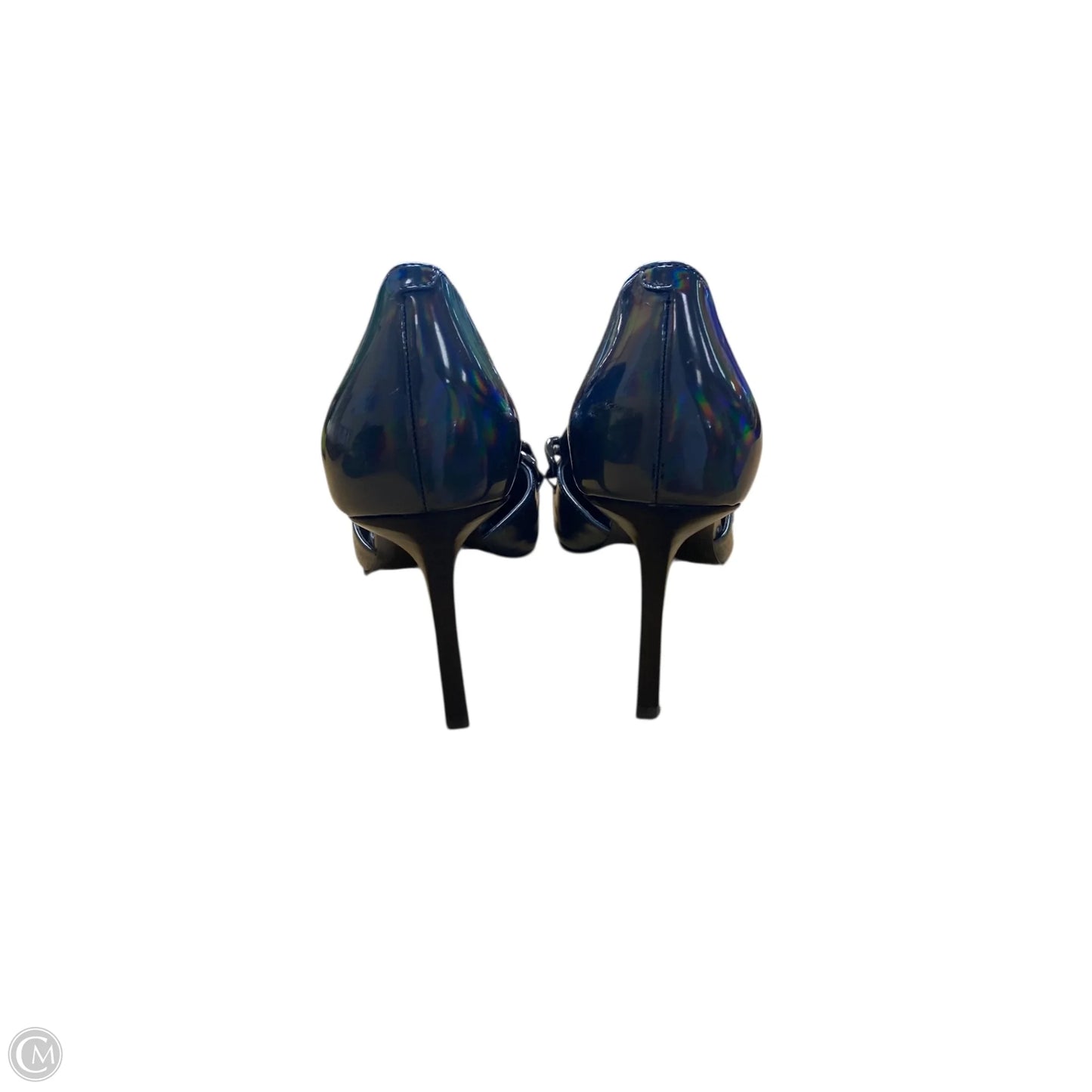 Shoes Designer By Karl Lagerfeld In Blue, Size: 9