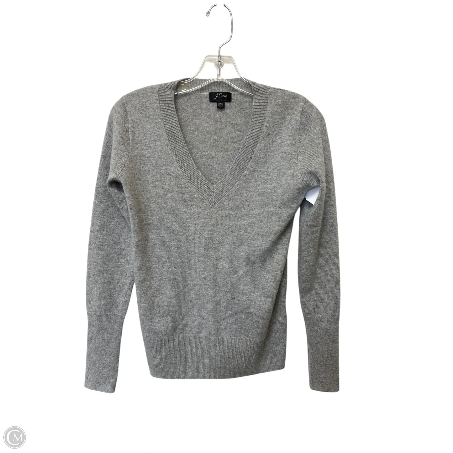 Sweater Cashmere By J. Crew In Grey, Size: Xxs