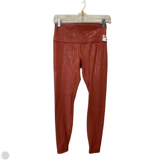 Athletic Leggings By Lululemon In Pink, Size: 6