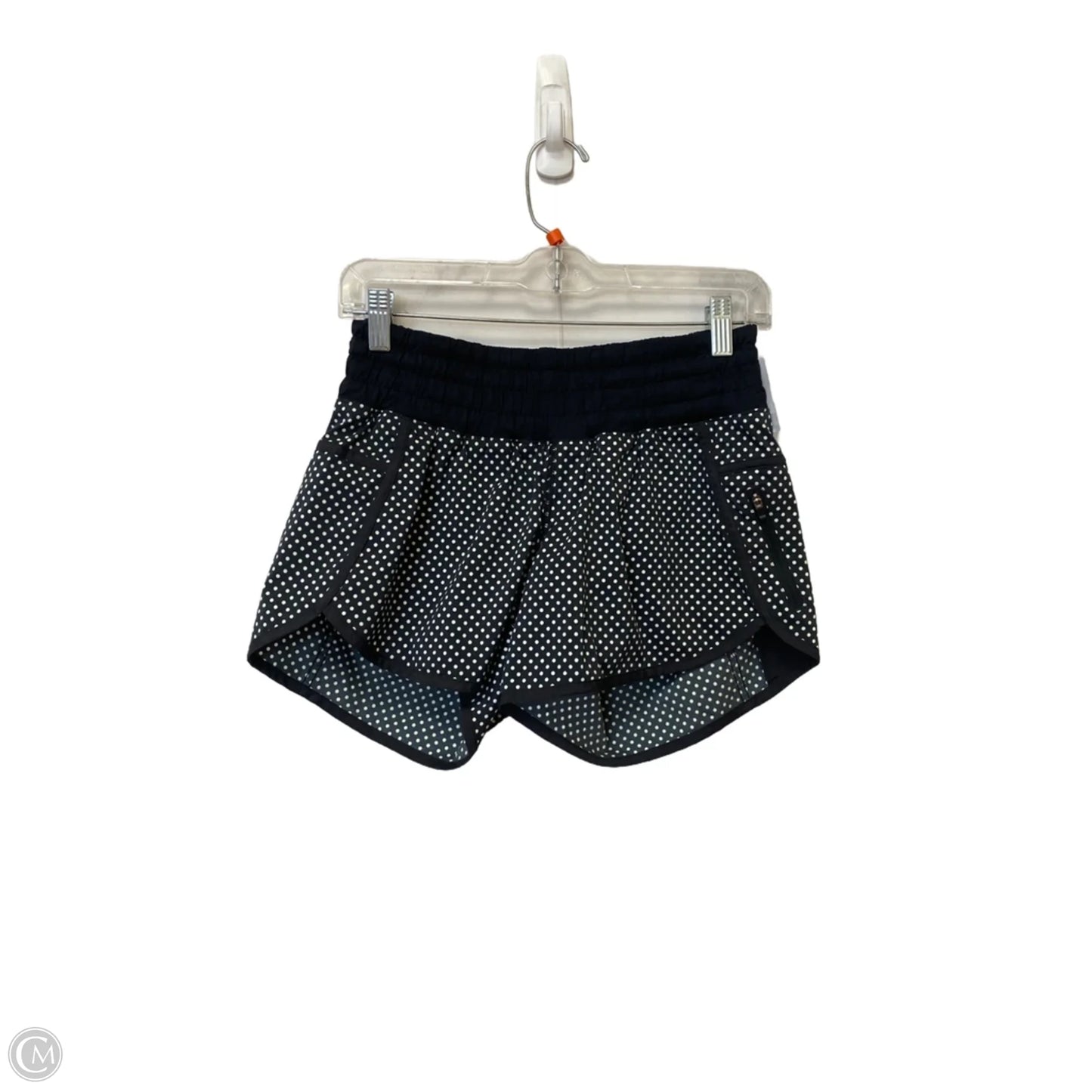 Athletic Shorts By Lululemon In Polkadot Pattern, Size: 6