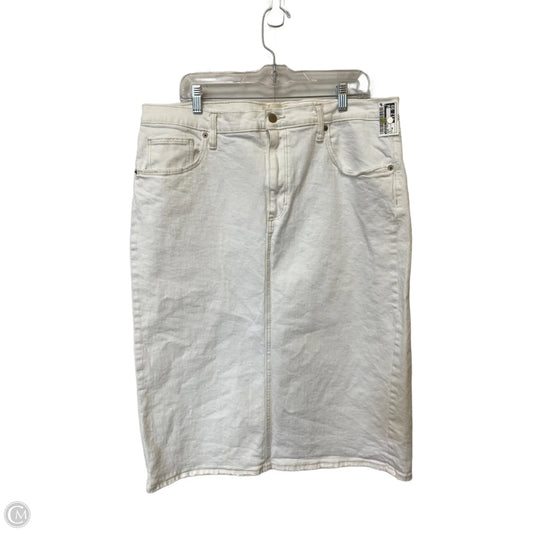 Skirt Maxi By Universal Thread In White, Size: 16