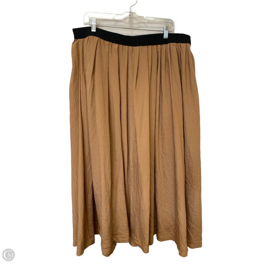 Skirt Maxi By Future Collective In Striped Pattern, Size: Xl