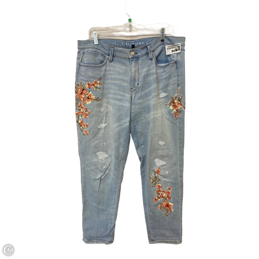 Jeans Boyfriend By White House Black Market In Blue Denim, Size: 14