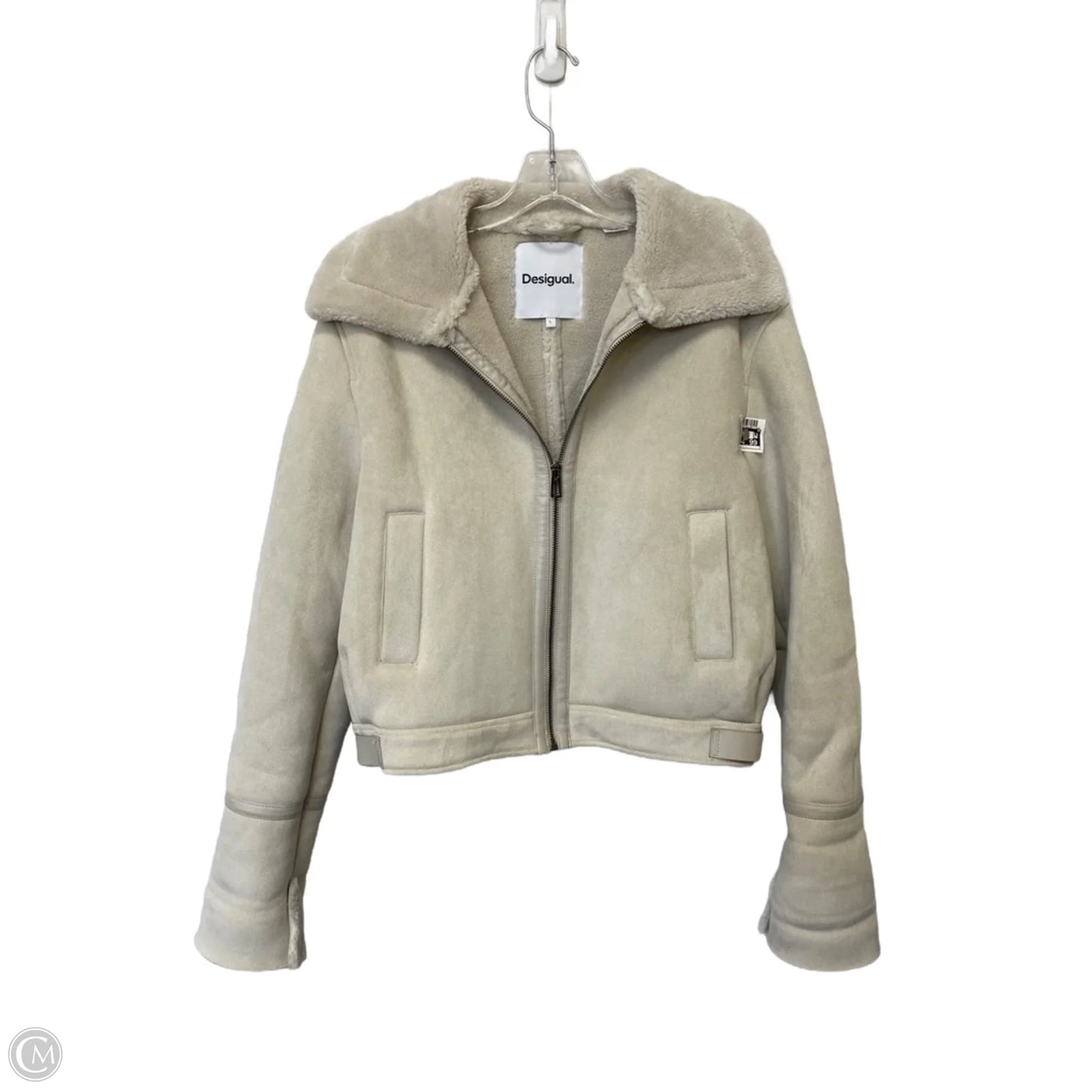 Jacket Other By Desigual In Cream, Size: 0