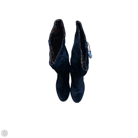 Boots Mid-calf Heels By Libby Edelman In Black, Size: 7