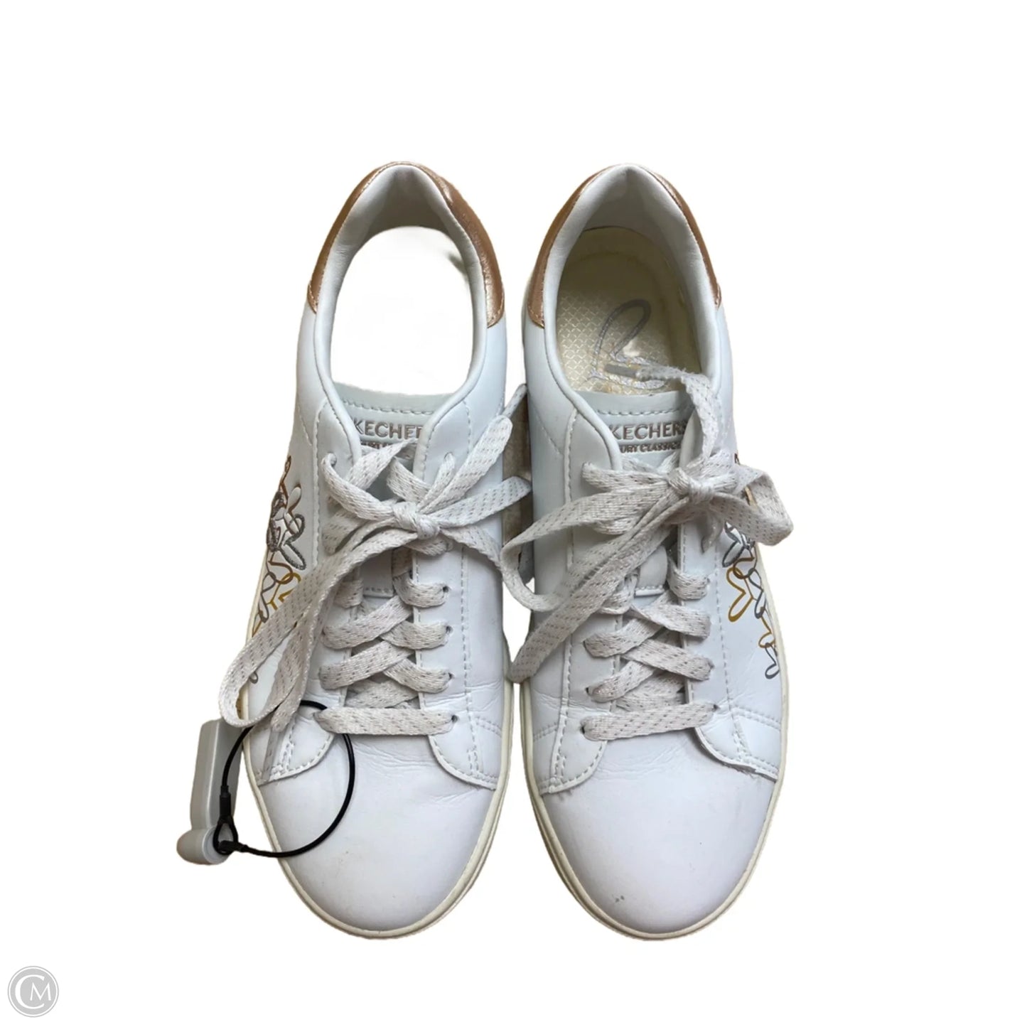 Shoes Sneakers By Skechers In White, Size: 7.5