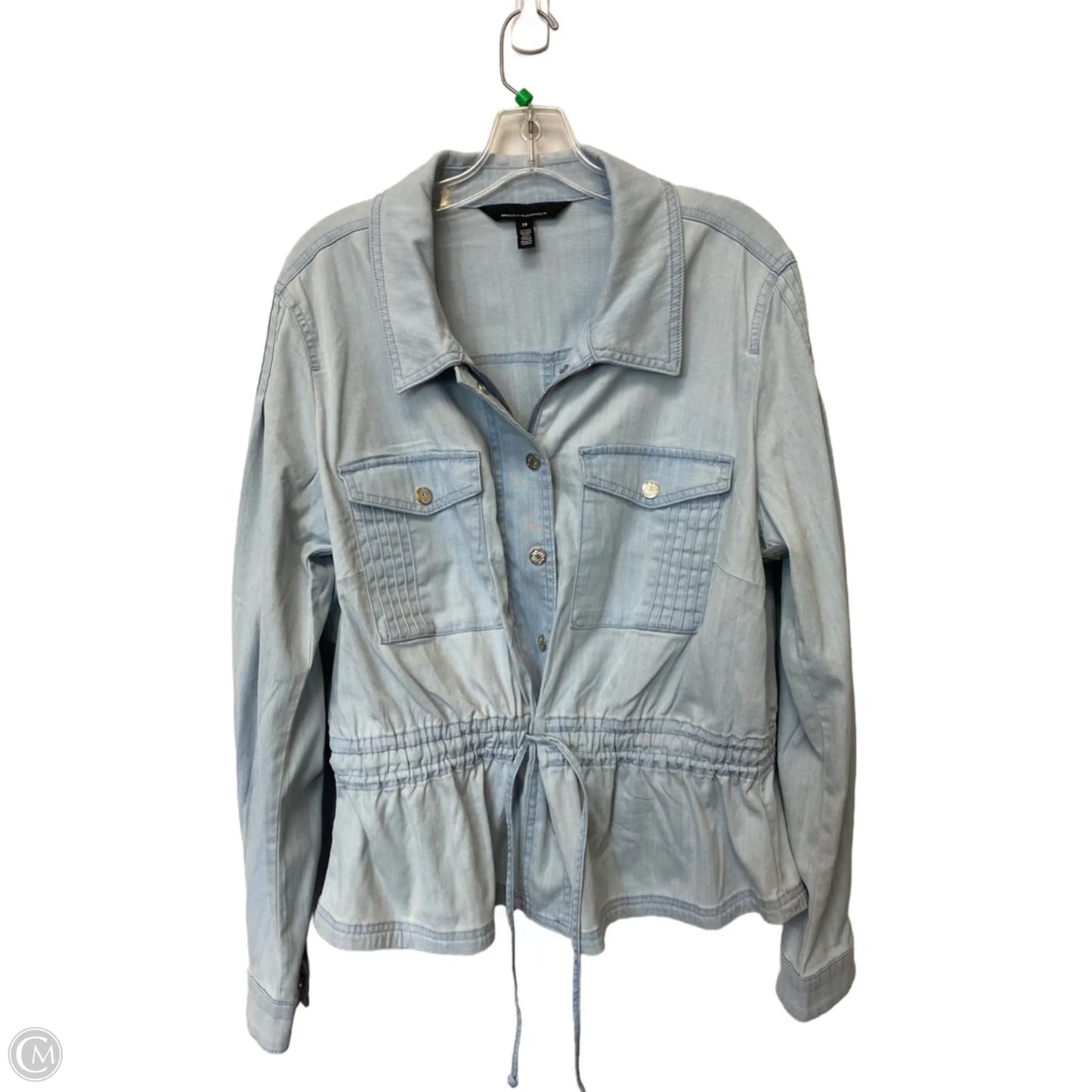 Jacket Other By White House Black Market In Blue Denim, Size: 18
