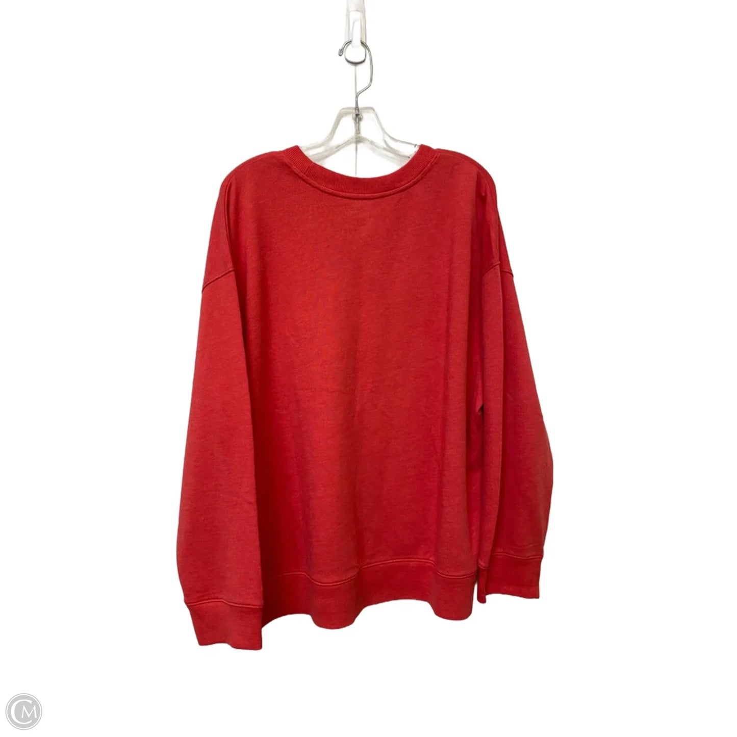 Sweatshirt Crewneck By Time And Tru In Red, Size: Xxl