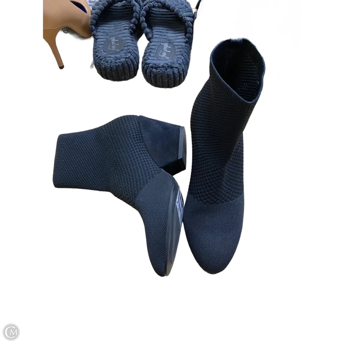 Boots Ankle Heels By Eileen Fisher In Black, Size: 7