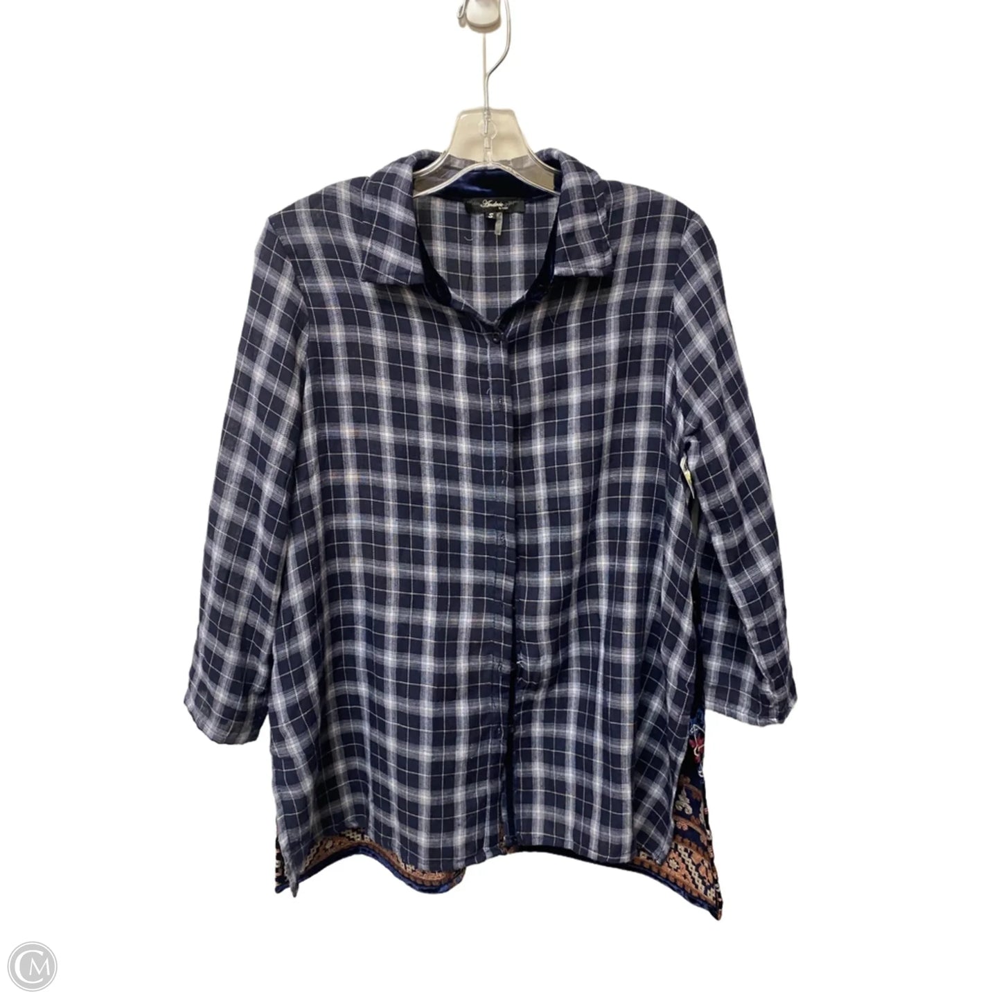 Top Long Sleeve By Andree By Unit In Animal Print, Size: S