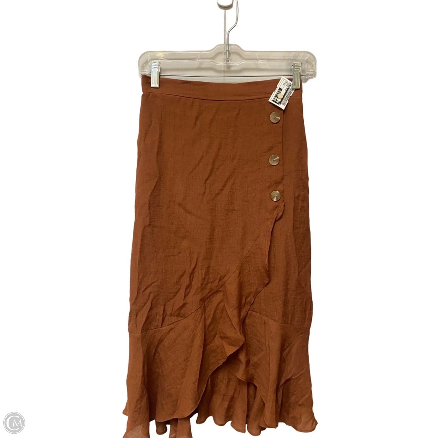 Skirt Maxi By Cme In Brown, Size: Xs