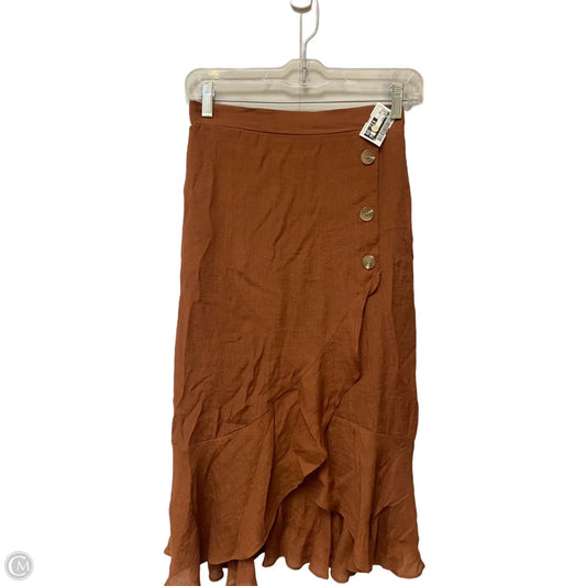 Skirt Maxi By Cme In Brown, Size: Xs