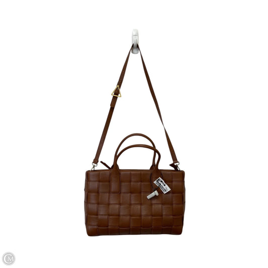 Handbag Leather By Clothes Mentor, Size: Medium