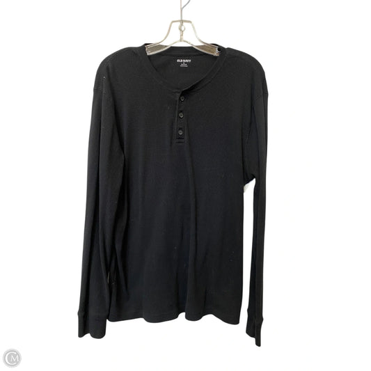 Top Long Sleeve Basic By Old Navy In Black, Size: Xl